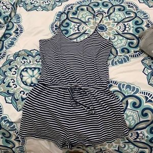 striped romper